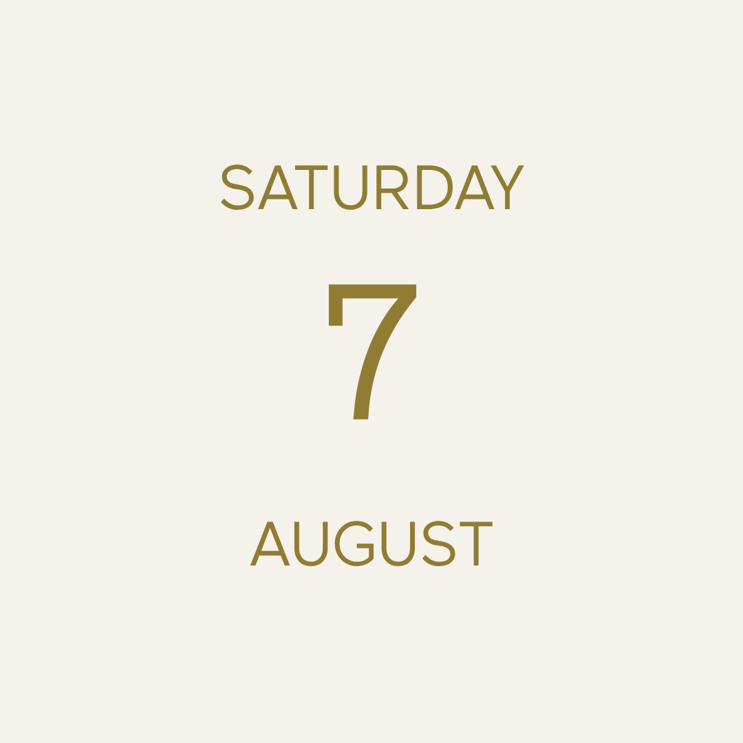 Vineyard Tour & Tasting – Saturday 7th August
