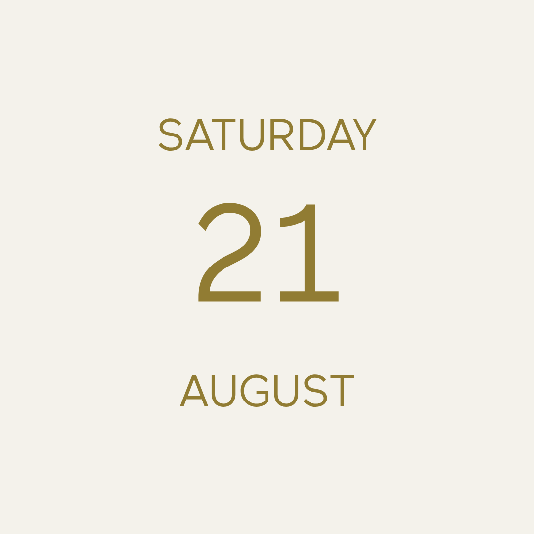 Vineyard Tour & Tasting – Saturday 21st August