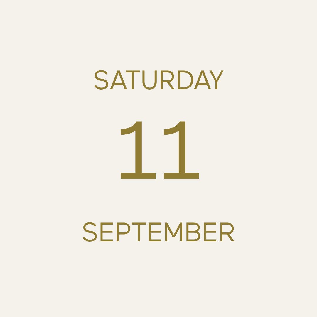 Vineyard Tour & Tasting – Saturday 11th September