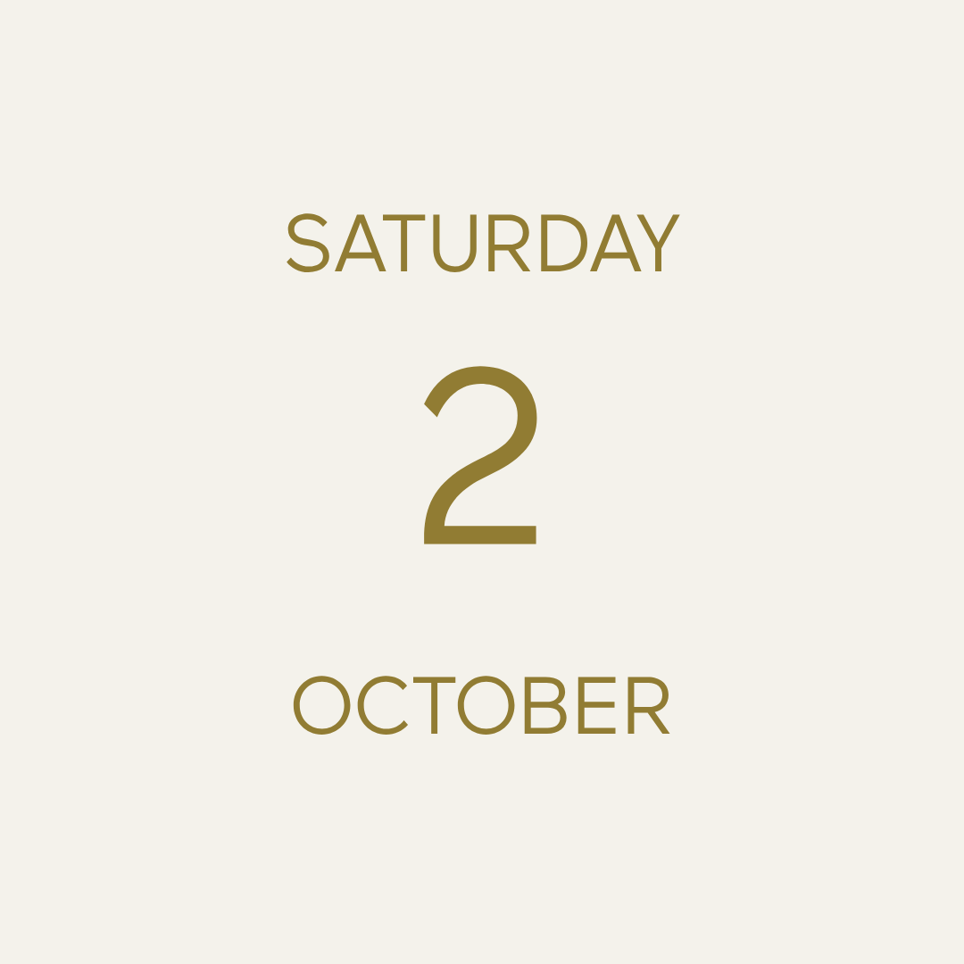 Vineyard Tour & Tasting – Saturday 2nd October