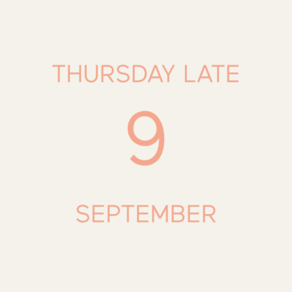 Tour & Tasting - Thursday 9th September
