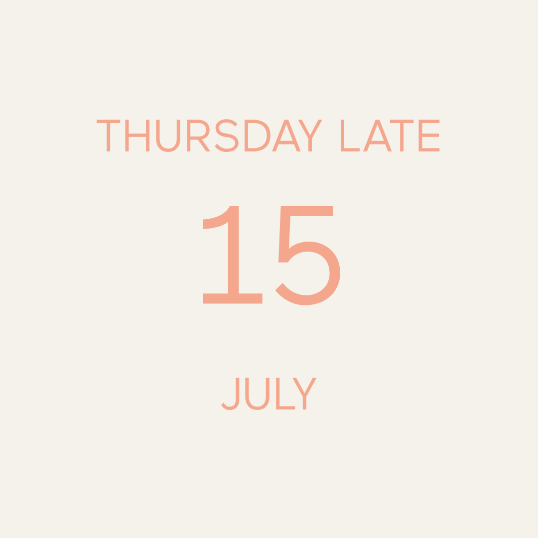 Tour & Tasting – Thursday 15th July