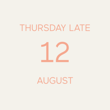 Tour & Tasting - Thursday 12th August