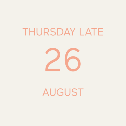Tour & Tasting - Thursday 26th August
