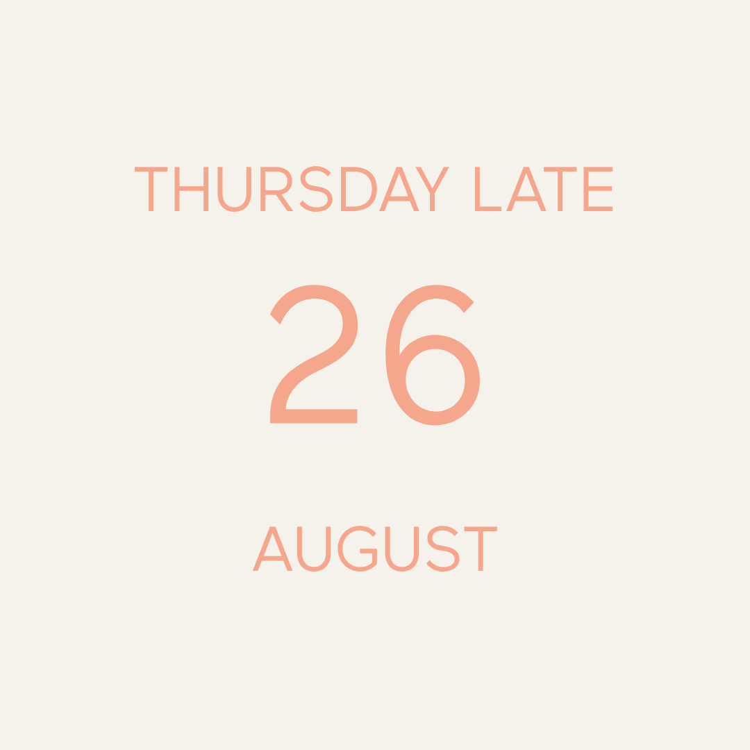 Tour & Tasting – Thursday 26th August