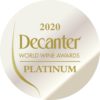 a link to 2020 Decanter world wine awards Platinum medal